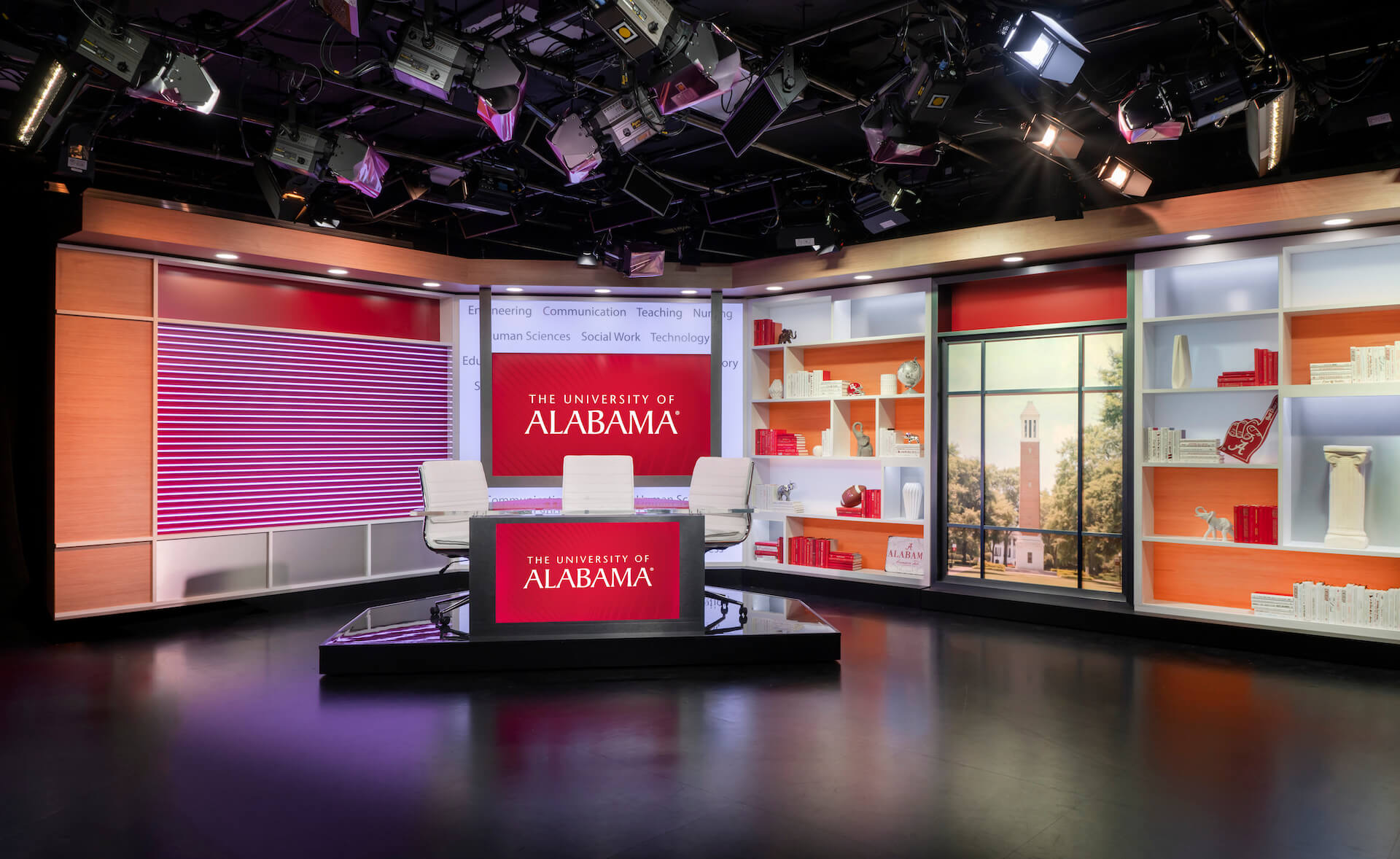 University of Alabama College of Continuing Studies Learning Studios project detail